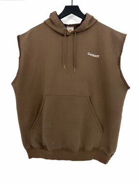CARHARTT *Custom Sleeveless Sweatshirt Brown L